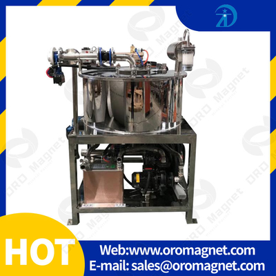 Tipo mojado separador magnético de la alta máquina magnética eficiente del separador conveniente para la goma química de la mezcla de cerámica