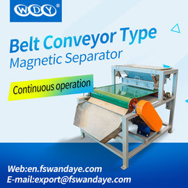 4 - 10T separador del rollo magnético de 3 capas, cuarzo de la arena del feldespato del equipo 1.5KW de la separación del metal