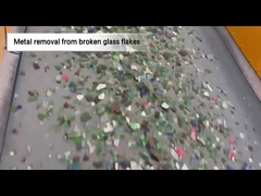 separador de corriente de remolino para copos de vidrio rotos