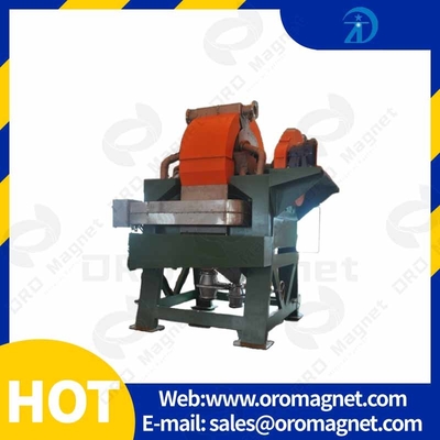 Máquina de separación magnética de alta inclinación de minerales no metálicos para anillo vertical de cuarzo