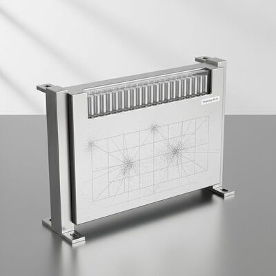 Separador magnético de tipo placa de instalación sencilla diseñado con alta intensidad de campo magnético que garantiza la separación magnética