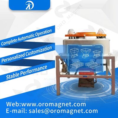 Intensidad magnética de fondo 10000 a 15000 Gauss Extractor de partículas magnéticas Ideal para aplicaciones mineras e industriales