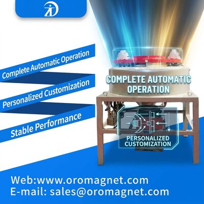 Máquina separadora magnética 50 60Hz con material de bobina de cobre y capacidad 5 10T H construida para la separación de materiales magnéticos