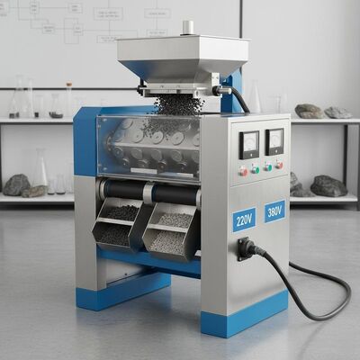Equipo de separación electromagnética magnética con fuente de alimentación de 220 V a 380 V para operaciones de laboratorio de ingeniería minera