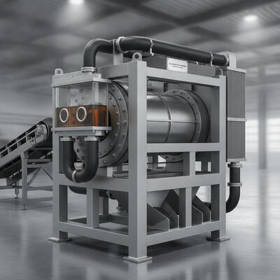 Separación magnética seca de refrigeración de aceite personalizable perfecta para la planta de beneficiamiento de mineral de hierro Proceso de separación magnética