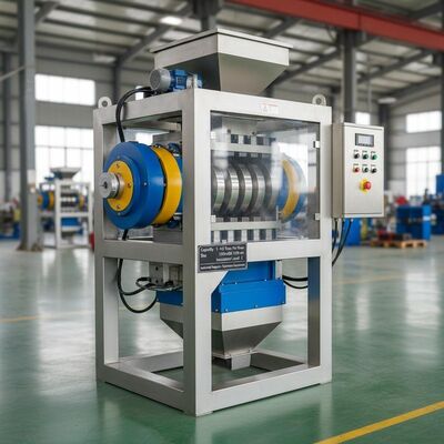Capacidad de 1 a 10 toneladas por hora Equipo de separación magnética de 1200 mm X 800 mm X 1500 mm Tamaño y nivel de aislamiento E para la separación industrial