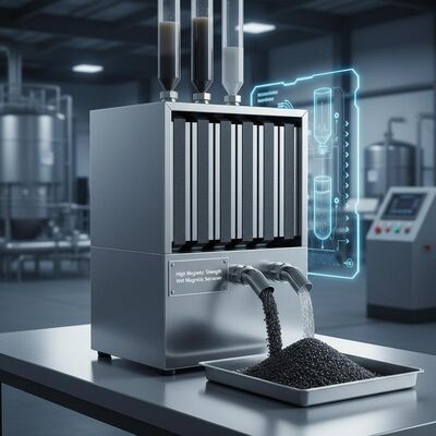 Separador magnético de placa húmeda de alta resistencia magnética ideal para aplicaciones de separación y recuperación de minerales en procesamiento industrial