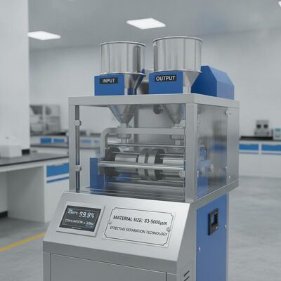 Tamaño del material 83-5000μm Máquina de separación magnética que ofrece 99,9 pureza y consumo ≤3,9kw Diseñada para una separación efectiva