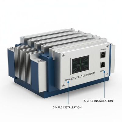 Separador magnético de alta resistencia magnética de alto gradiente que garantiza una distribución uniforme del campo magnético y una instalación sencilla para uso industrial