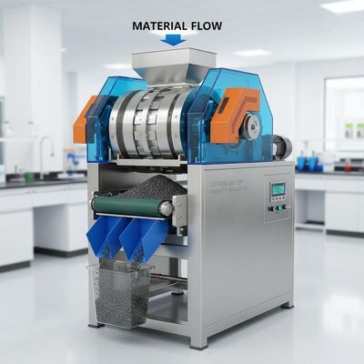 Separador magnético seco personalizable Equipado con una fuerte intensidad de campo magnético que garantiza la separación magnética y el manejo del material