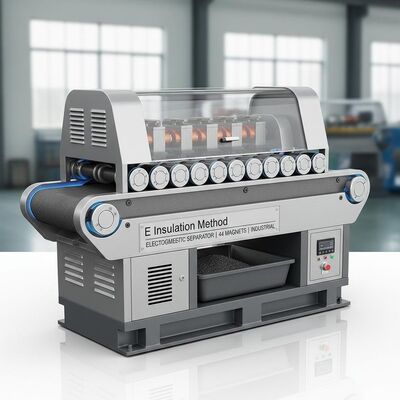 E Método de aislamiento Separador electromagnético con 44 imanes diseñado para la separación magnética e industrial