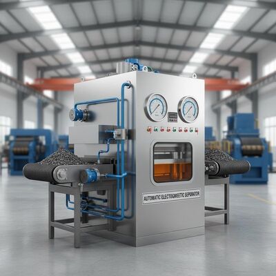 Separador Electromagnético Automático con Sistema de Refrigeración por Aceite y Rango de Intensidad de Campo Magnético de 0.5 a 1.5 Tesla para Separación