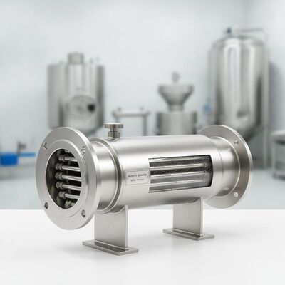 Separador magnético permanente de acero inoxidable con diseño personalizado y modo de conexión de brida para separación de materiales